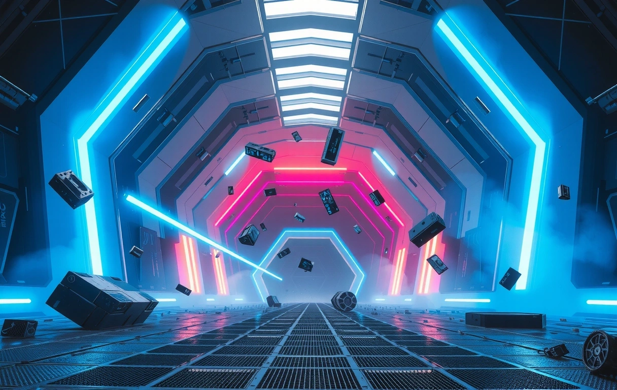 Aether Drift Gameplay Mockup