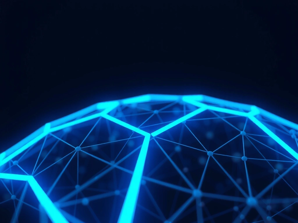 Wireframe mesh detail